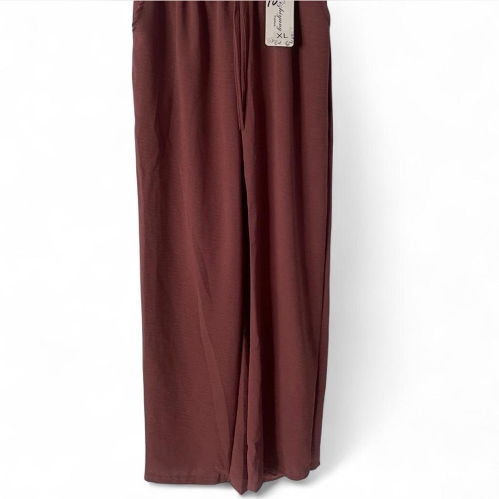 No Discount ✨ Lightweight Wide Leg Pants – Elastic Waist – – Size XL ✨ - Picture 9 of 13